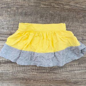 Old Navy Skirt Yellow Gray Size 12-18 Months
